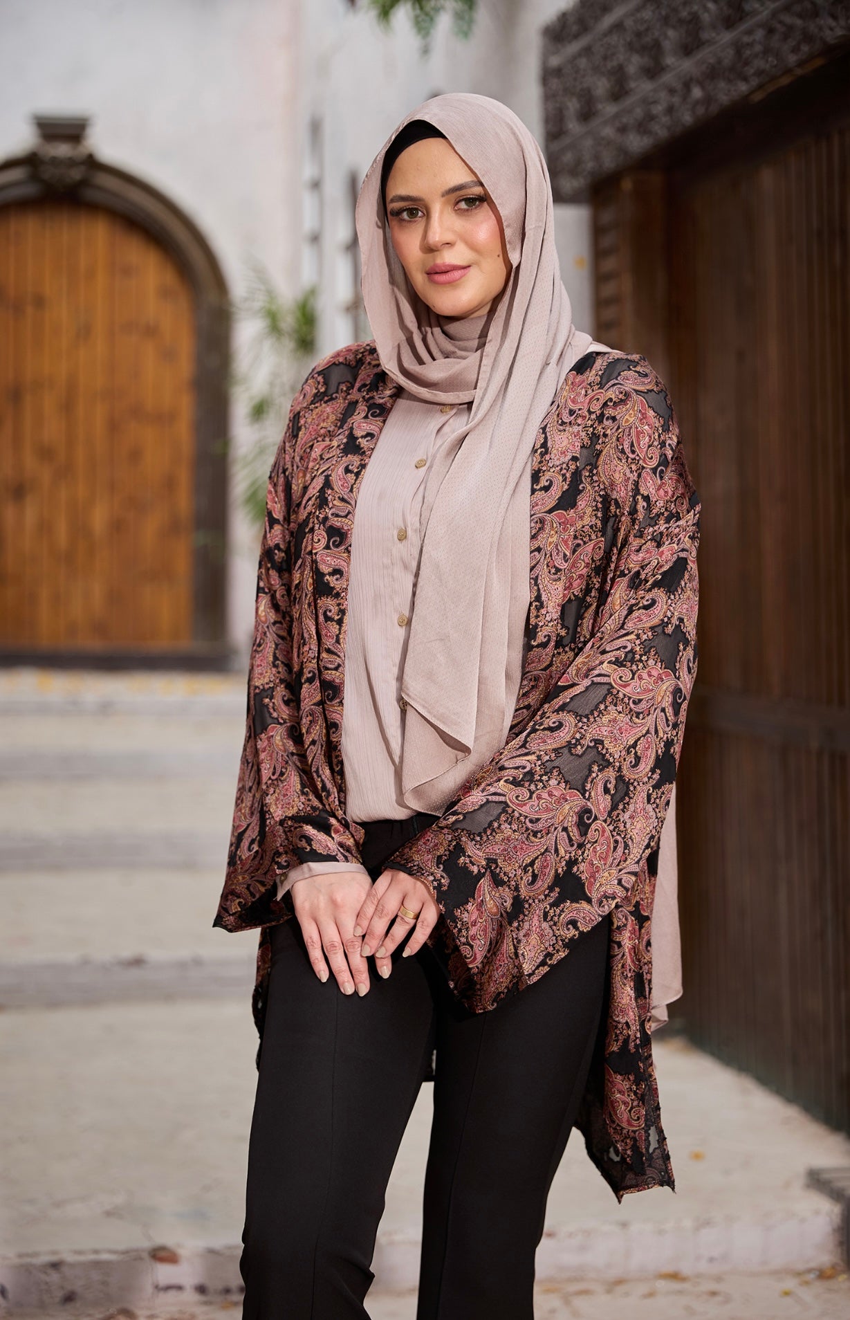 The Velvet Wrap - Soft Black