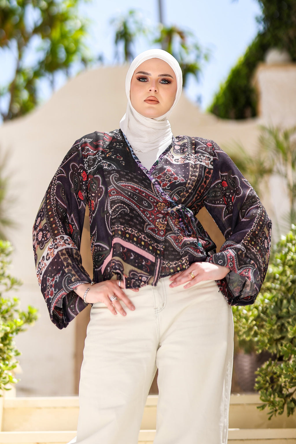Wrap Kimono - Berry