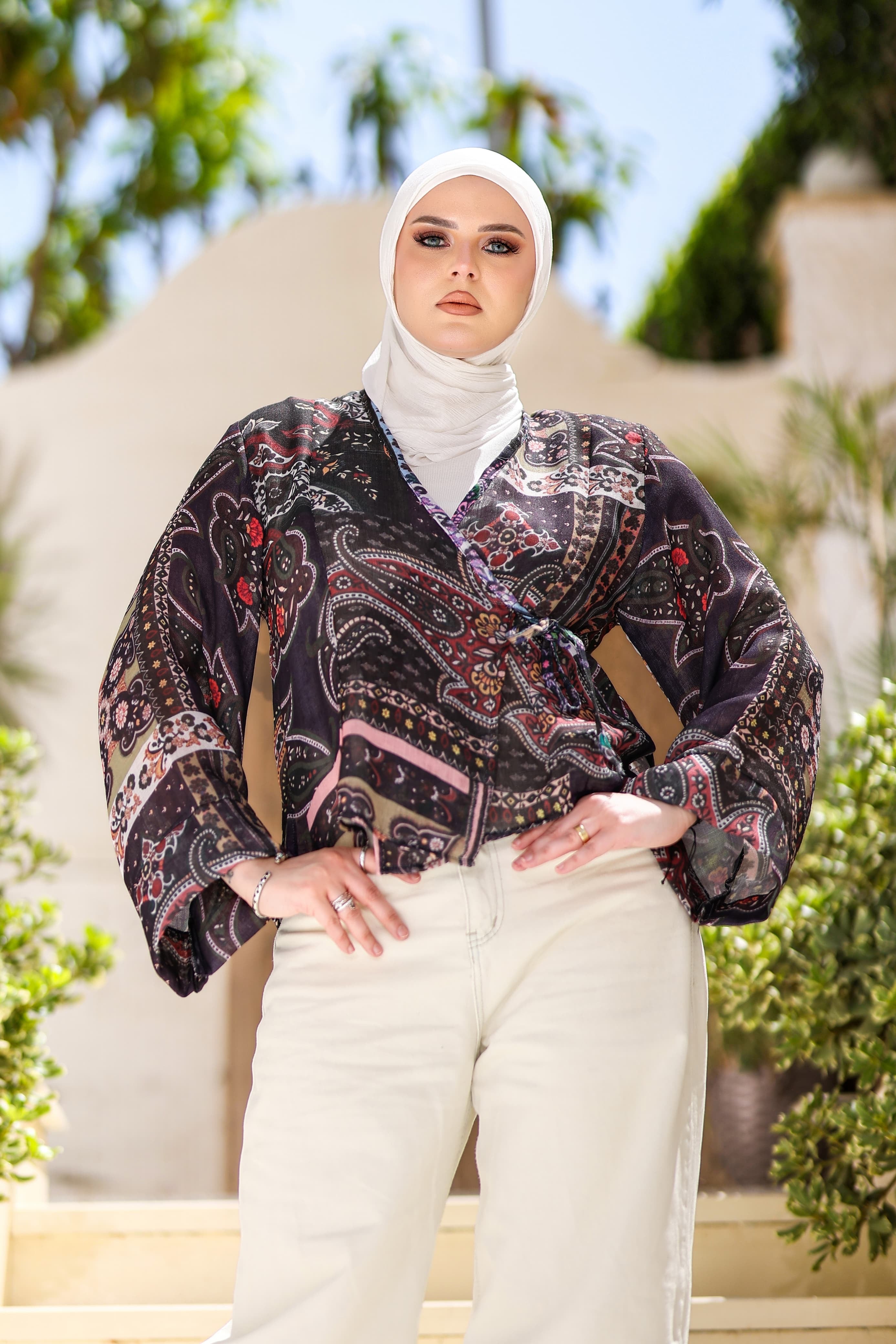 Wrap Kimono - Berry
