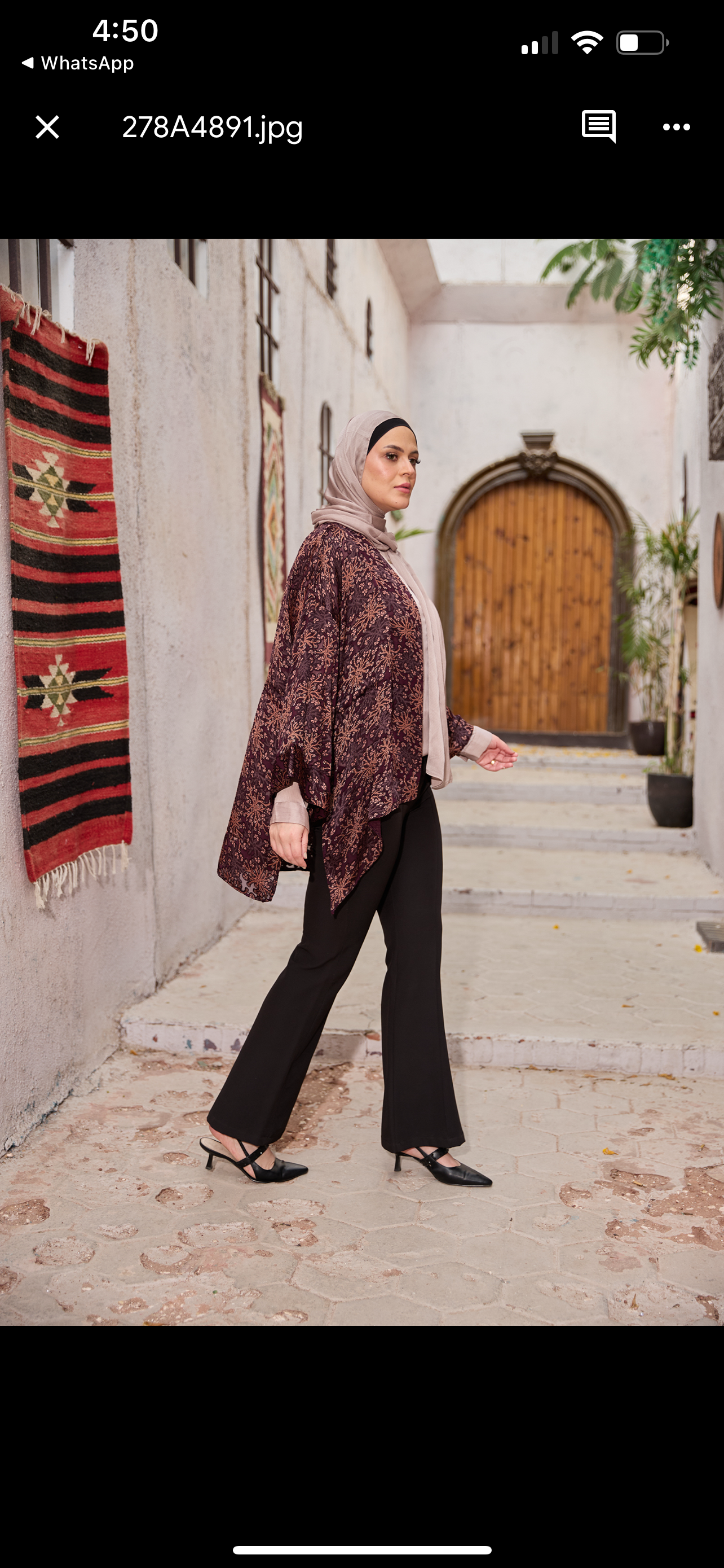 The Velvet Wrap - Deep Plum