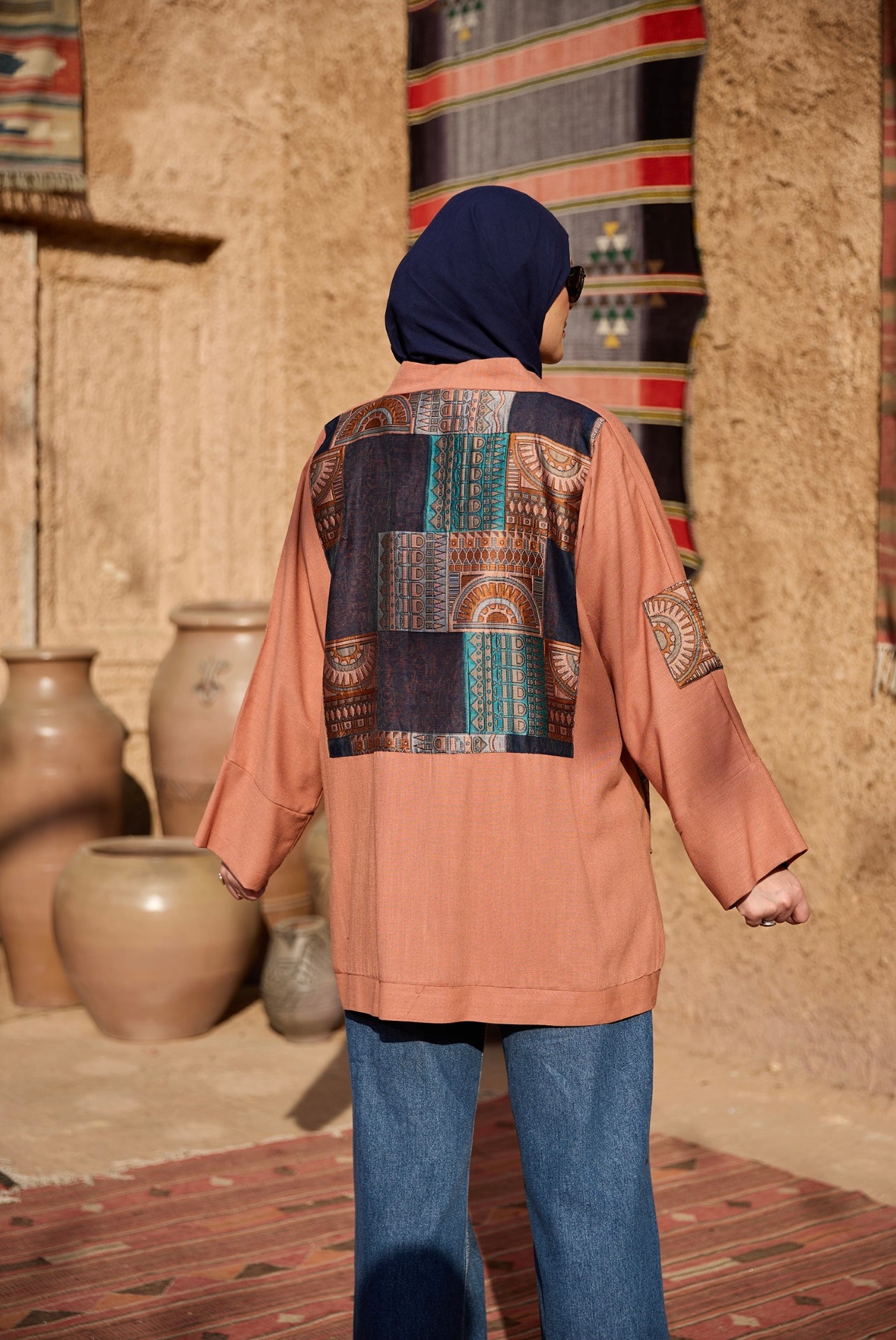 The Geometric kimono - Warm Sun