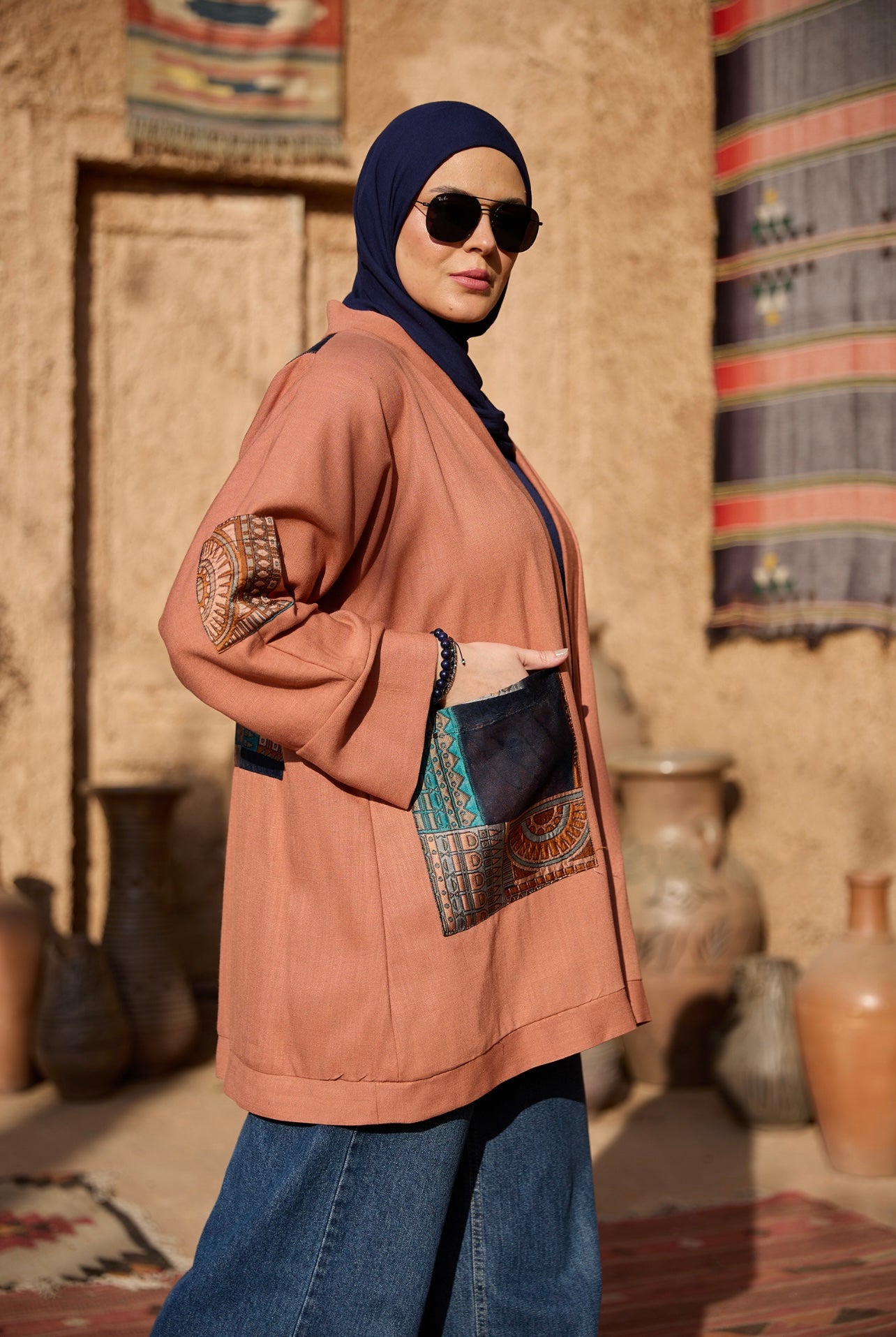 The Geometric kimono - Warm Sun