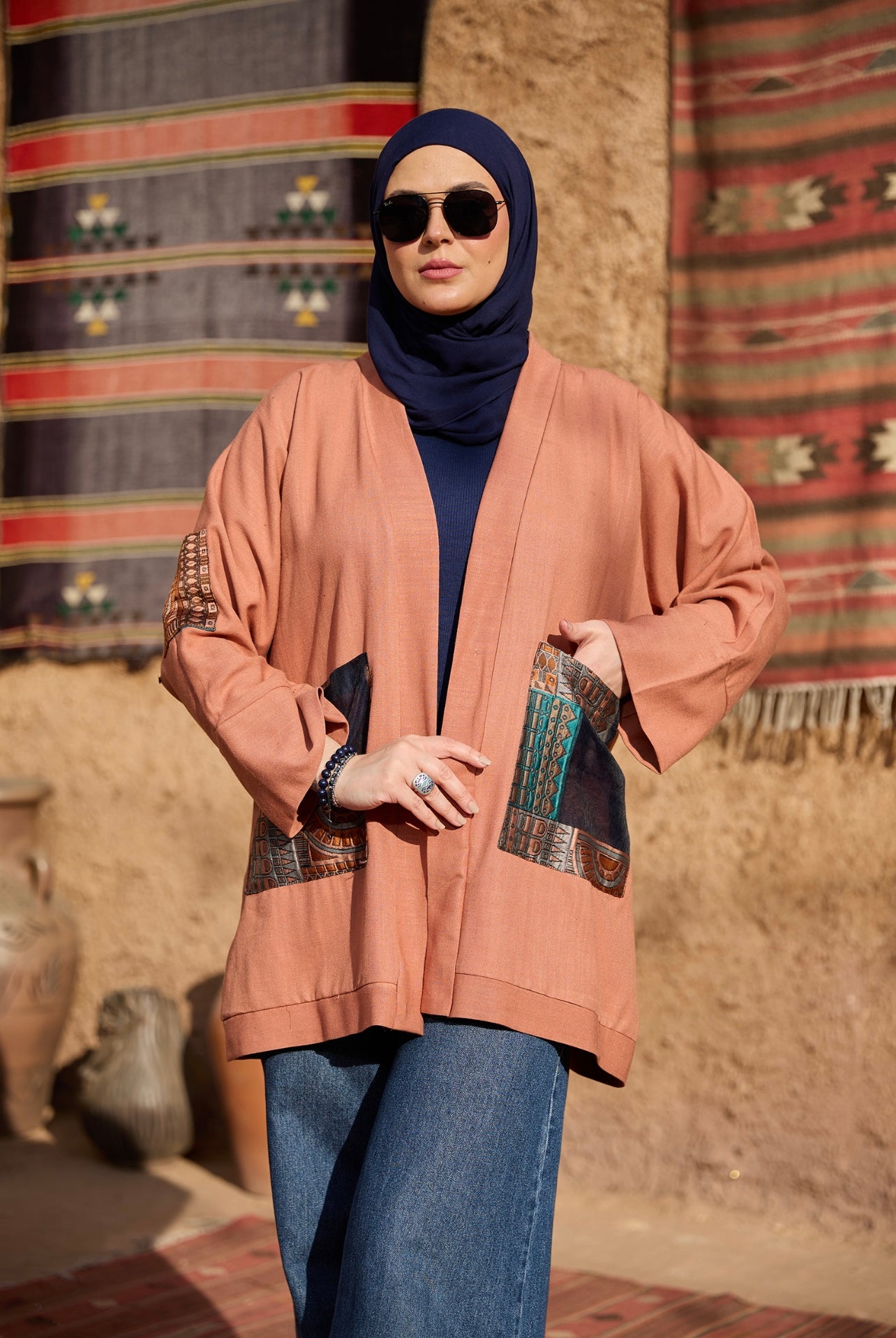 The Geometric kimono - Warm Sun