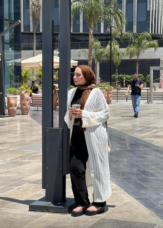 Off-White Knitted Cardigan